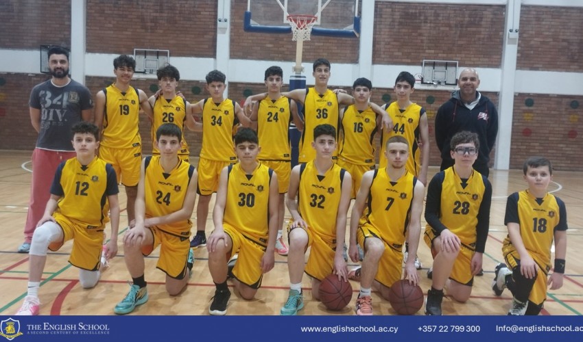 Junior Boys Basketball Team Clinches 3rd Place in Nicosia Competition